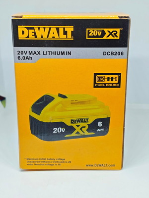 Μπαταρία DeWALT DCB206 20V MAX XR 6.0Ah καινούργια