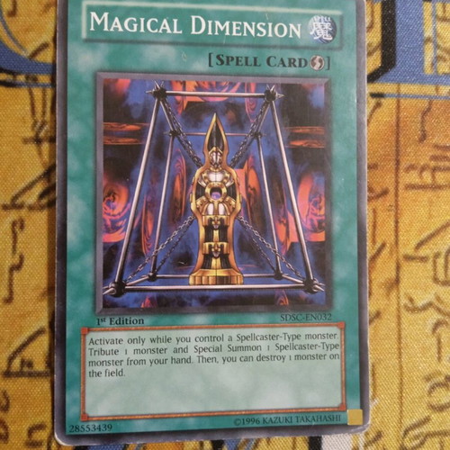 Magical Dimension Quick Play Spell card -  0,25 - Vendora.cy