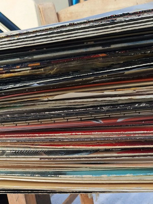Vinyl record collection used, 54 Greek, foreign and children's albums