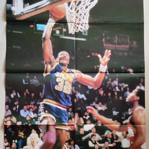 Rare double poster Michael Jordan & Karl Malone like new