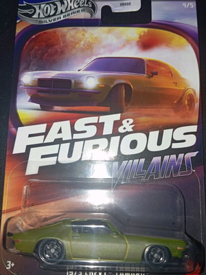 Hot Wheels Chevy Camaro Fast and Furious like new, sealed