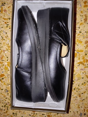 Comfort Flex black ballerina shoes with strap, size 40