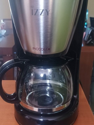 Izzy Piccolo Filter Coffee Maker like new, inox and black