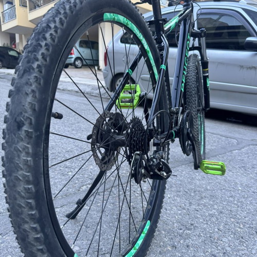 Peugeot M02 Mountain Bike MTB, black and green