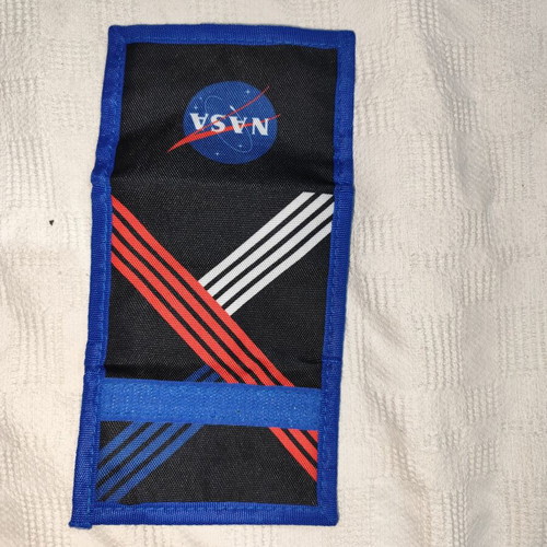 Children's fabric wallet with Velcro NASA like new