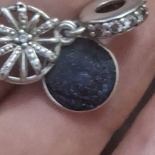 Pandora charm 'The Best Is Yet to Come' firework with zirconia stones