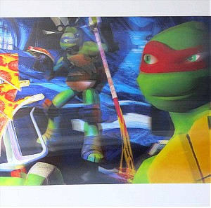 Σουπλά Συλλεκτικό "Teenage Mutant Ninja Turtles" (διαθλαστική επιφάνεια - lenticular)