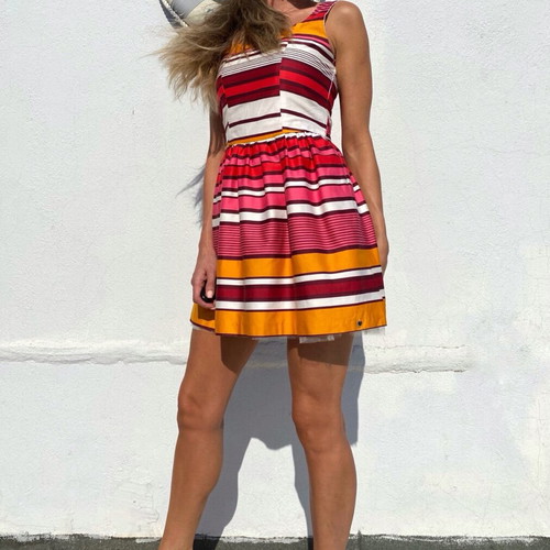 Rinascimento cocktail dress like new, size S, multicolored
