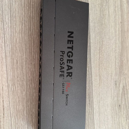 Netgear GS116Ev2 16-Port Gigabit Ethernet Plus Switch used