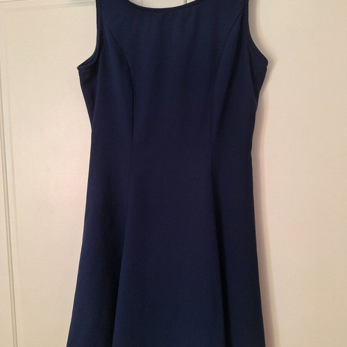 On Line mini dark blue A-line dress like new, size small