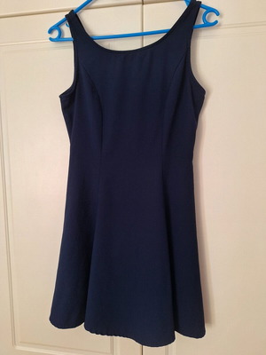 On Line mini dark blue A-line dress like new, size small