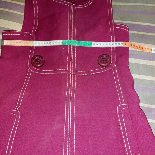 Vintage burgundy sleeveless dress like new, size L