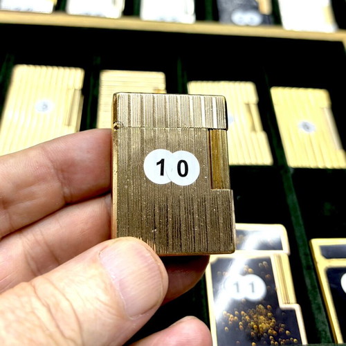 DuPont N10 gold lighter used, vintage