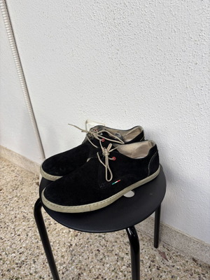 Nice Step casual men's shoes size 42 used black and dark blue suede
