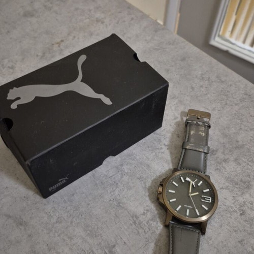 Puma wristwatch used men's gray