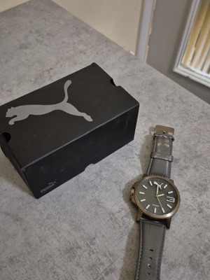 Puma wristwatch used men's gray