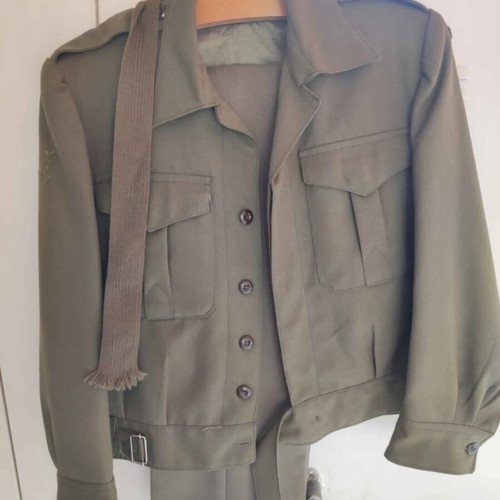 Greek Army Military Uniform 1983 winter set, like new, medium size