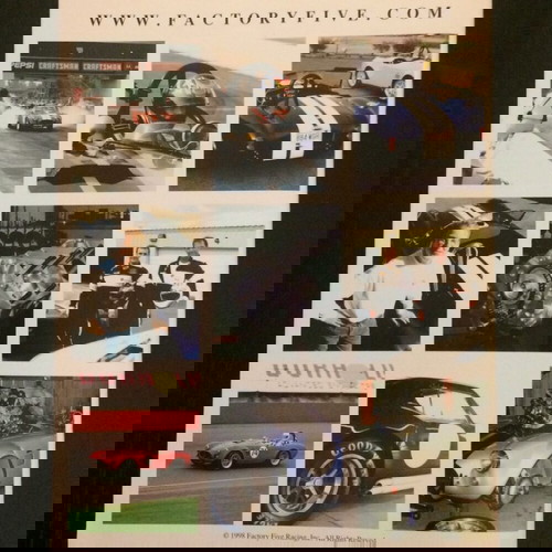 Factory Five Racing Information Package 1998 like new, brochure magazine