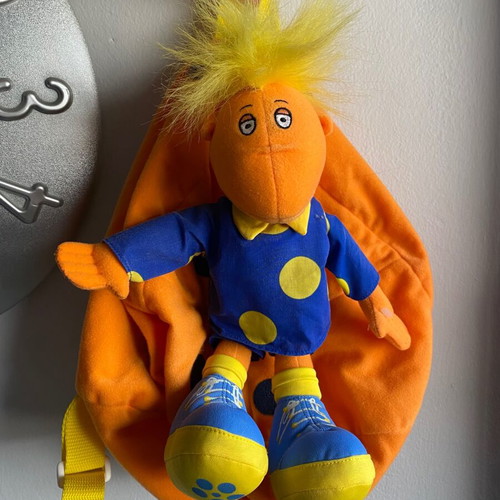 Tweenies Jake Puppet Plush Backpack 1998/1999 used, British TV show