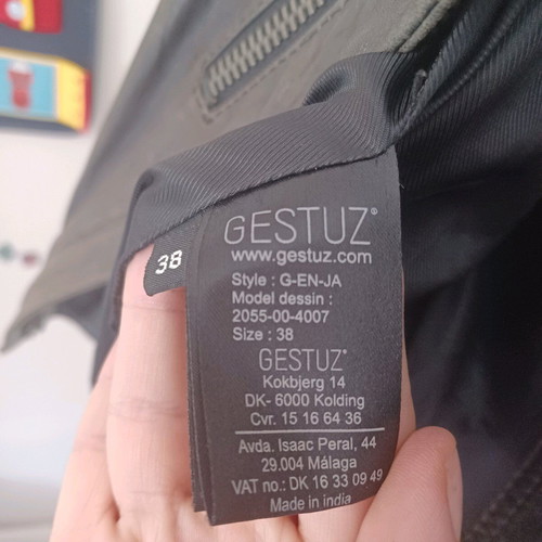 Vintage leather jacket Gestuz used, size M