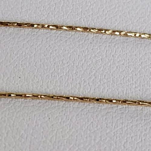 Gold necklace 14 carat used, length 42cm