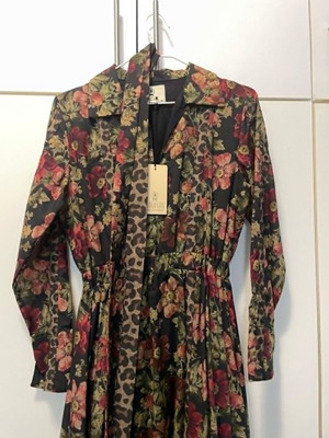 Karavan Dress New with Floral and Animal Print Size M