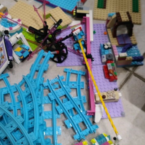 Lego 41130 amusement park used with missing pieces