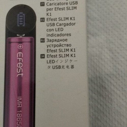Efest Slim K1 Charger new for electronic cigarette battery