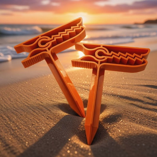 Smart towel clips for beach and picnic, set of 4, new