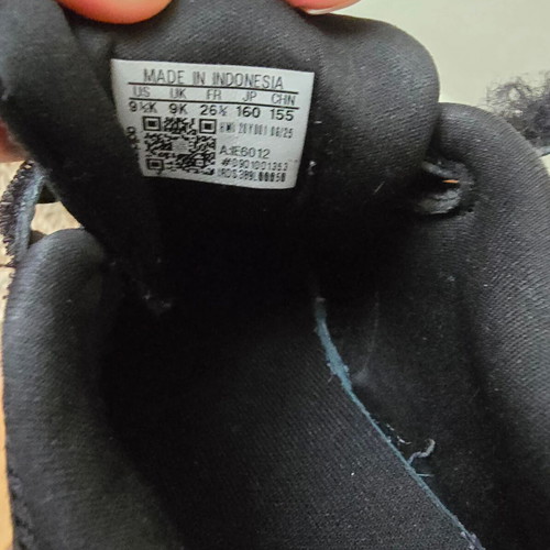 Adidas Tensaur Run 3.0 Kids Shoes like new, size 26.5, black