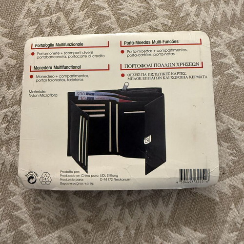 Multi-Use Wallet new, with card and coin slots