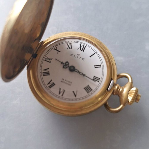 Gold Antique Pocket Watch Like New