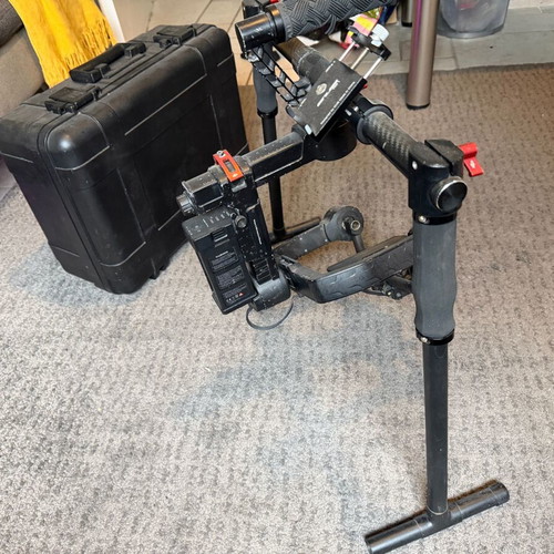 DJI Ronin M gimbal used with controller and case