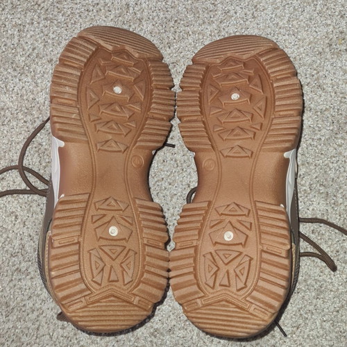 Seerhkls Unisex Athletic Shoes Size 40 New Beige Brown