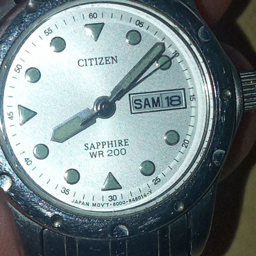 Citizen Sapphire WR200 watch for repair or spare parts, like new