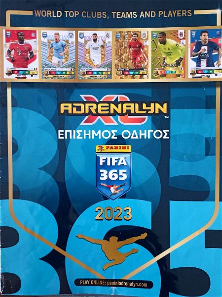 efkeria!!! kartes FIFA 365 XL ANDRENALYN 2023 tis PANINI me extra doro!