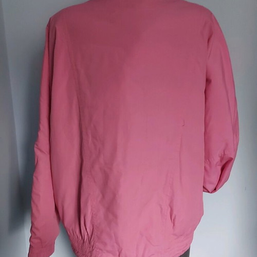 Vintage warm padded jacket with hidden hood Rodeo by C&A used, pink