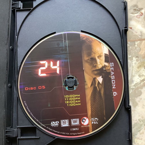 24 Season 6 DVD set used with Greek subtitles