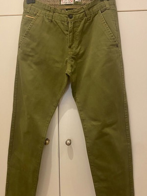 Berto Lucci men's pants small, olive, cotton, like new