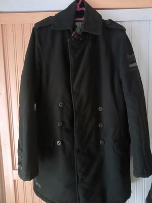 Jacket παλτό "AGRESSIVE" black size 48 like new
