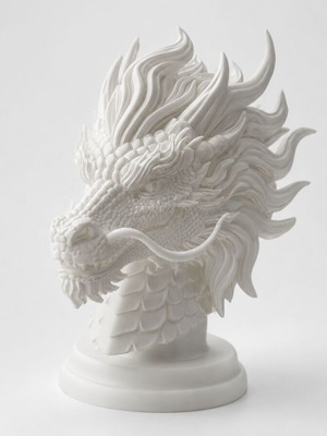 Cloud Dragon Bust made to order