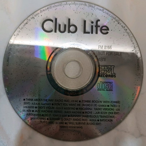 Club Life CD like new with paper case