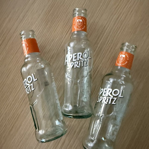 Aperol Empty Bottles like new, set of 3
