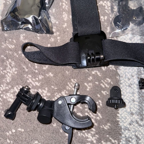Action camera accessories, brand new