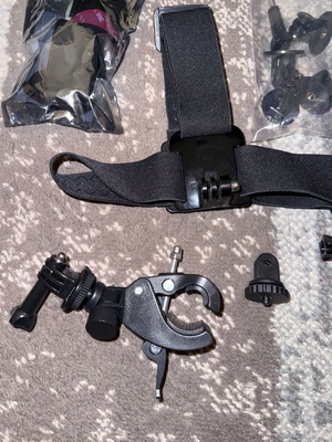 Action camera accessories, brand new