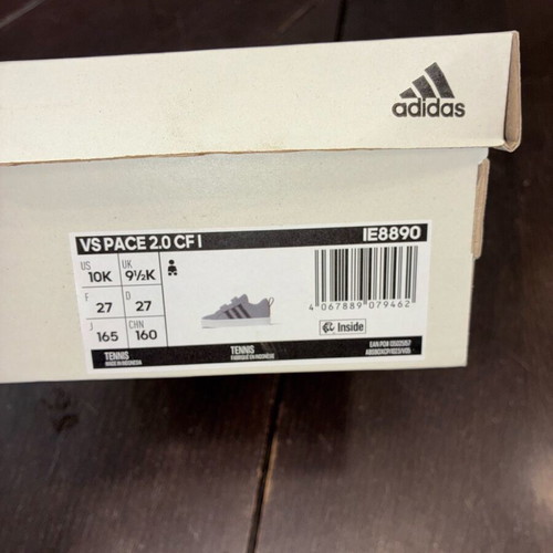 Adidas kids shoes size 27 grey like new, athletic