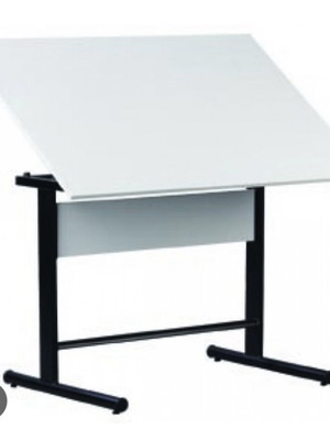 Mechanical drafting table like new with parallel ruler 1.50m x 1.10m