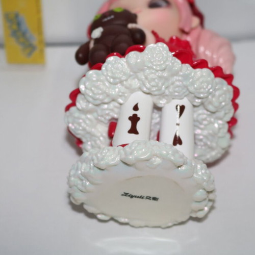 Anime figure Lolita princess with teddy bear miniature like new