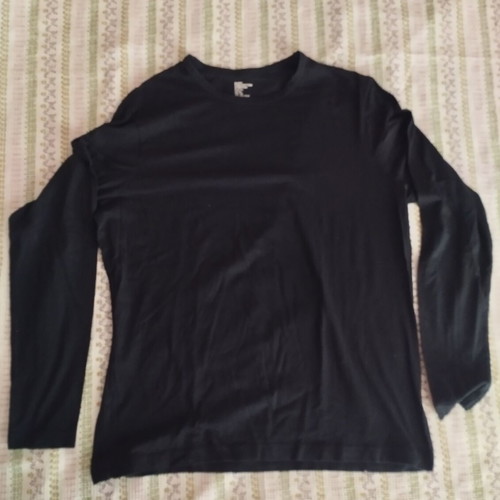 Long-sleeve shirt H&M like new, dark blue, size XL