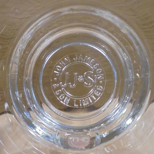 Jameson Irish Whiskey set of two promotional glasses used